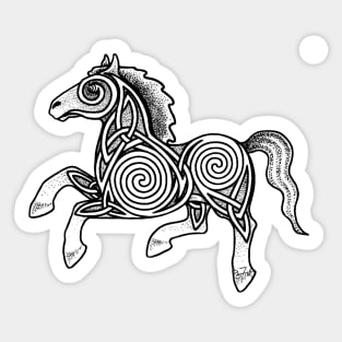 Celtic War Horse Sticker